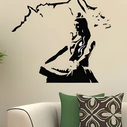 Wallpics Black & Yellow Printed Waterproof Wall Sticker-picture-27