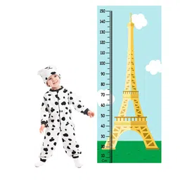 WENS Eiffel Tower Height Measurement Removable Wall Sticker-image-29