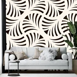 Wallpics Black & White Printed Self-Adhesive Wall Sticker-image-76