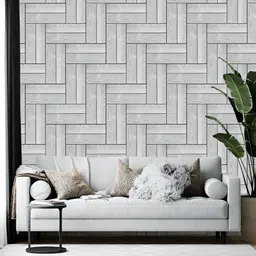 Wallpics Grey Geometric Printed Wallpaper-image-50