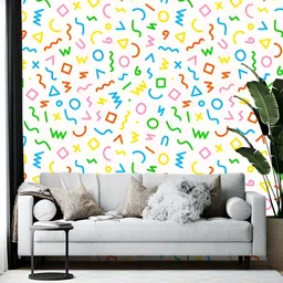 Wallpics White & Yellow Printed Self-Adhesive Wall Sticker-picture-13