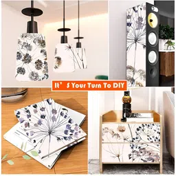 Wallpics Cream & Grey Abstract Printed Wall Paper image 3