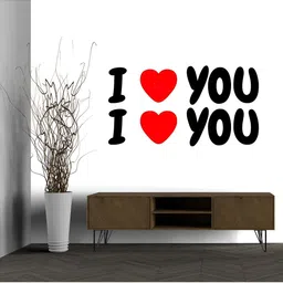 Wallpics Red & Black Printed Self-Adhesive Waterproof Wallpaper image 4