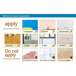 Wall1ders 10 Pieces Gold Toned Diyas Acrylic Wall Sticker image 4