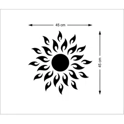 Wall1ders Red 3D Mirror Wall Sticker image 3