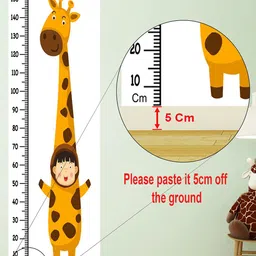 WENS Multicoloured Unicorn Lovers Height Chart Wall Decal image 2