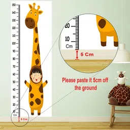 WENS Giraffe Height Measurement Removable Wall Sticker image 2