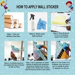 WENS Giraffe Height Measurement Removable Wall Sticker image 4