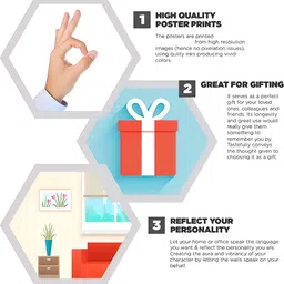 Wallpics Black & White Abstract Printed Water Resistant Wall Sticker image 2