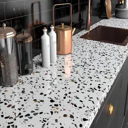 Univocean White & Grey Abstract Self Adhesive Waterproof Removable 3D-Wallpaper image 3