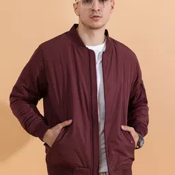 ARMISTO Stand Collar Long Sleeve Reflective Strip Antimicrobial Bomber Jacket-picture-21