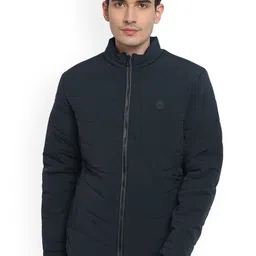 AD & AV Men Charcoal Water Resistant Padded Jacket image 1
