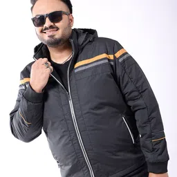hardsoda by the indian garage co HARDSODA Plus Size  Hooded Lightweight Puffer Jacket-picture-23