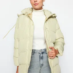 Trendyol Hooded Neck Long Sleeve Zip Detail Puffer Jacket-picture-20