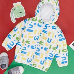 Pantaloons Baby Boys Graphic Printed Hooded Crop Tailored Jacket-picture-20