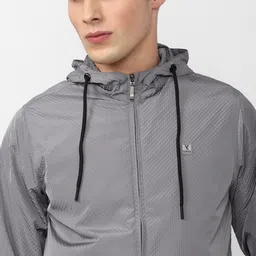 van heusen V Dot Men Colourblocked Sporty Jacket image 2