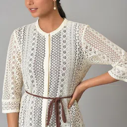 W Geometric Cotton Jacket image 4