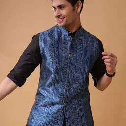 SHIWAM ETHNIX Ethnic Motifs Printed Lightweight Tailored Jacket image 3