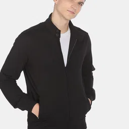 Arrow Sport Men Black Solid Tailored Jacket image 5