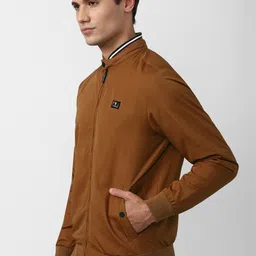 Van Heusen Sport Men Brown Bomber Jacket image 3