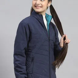 Monte Carlo Girls Reversible Mock Collar Padded Jacket image 3