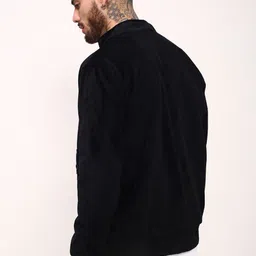 SHOWOFF Men Mock Collar Solid Casual Bomber Windcheater Jacket image 4