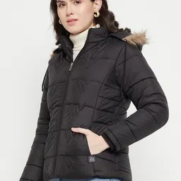 VERO AMORE Hooded Insulator Parka Jacket With Faux Fur Trim image 2