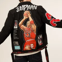 VALKYRE Unisex Checked Cotton Longline Sporty Jacket image 1