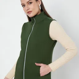 BRINNS Women Fleece Open Front Jacket image 3