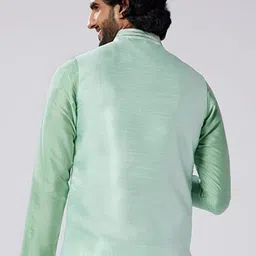 KISAH Woven Embellished Nehru Jacket image 5
