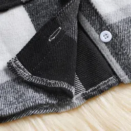 StyleCast Boys Black Checked Tailored Jacket image 3