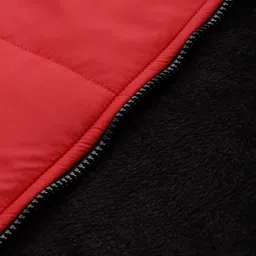 DressBerry Red Long Sleeves Nylon Hooded Padded Jacket image 2