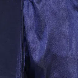 ROYAL KURTA Men Navy Blue Kurta with Dhoti Pants And Nehru Jacket image 2