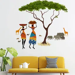 rawpockets African Jungle Story PVC Vinyl Wall Stickers-image-39