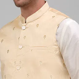 Jompers Embroidered Silk Cotton Nehru Jackets image 2