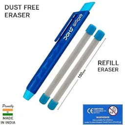 doms Groove Retractable Eraser [ pk of 5] Non-Toxic Eraser image 3