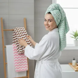 uvlog Microfiber 400 GSM Bath, Beach, Face, Hair, Hand, Sport Towel image 5