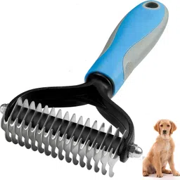 lakshminarayan sales 2 Sided pet hair brush Dematting Brush for Dogs,Dog Hair Brush for Grooming Basic Comb for Dog & Cat image 1