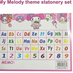 dhanakplanet STATIONERY GIFT SET MY MELODY Art Metal Pencil Box image 3