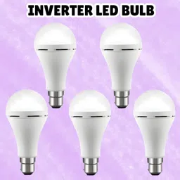 sacro (Emergency Inverter Blub) charging 12W LED Bulb for Extended Lighting_Pack_5Q137 4 hrs Bulb Emergency Light image 1
