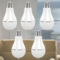 frony Inverter bulb 12W LED & 2000mAh battery 4hrs emergency light Pack of 5 bulbFE168 4 hrs Bulb Emergency Light image 1