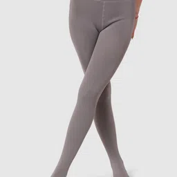 BRACHY High-Rise Slim Fit Fur Thermal Stockings-image-12