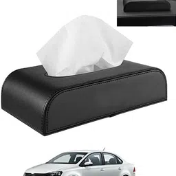 ayw Black Tissue Holder Leatherite/Include Tissue/Save Space For Home/Car/Office-238 Vehicle Tissue Dispenser-picture-19