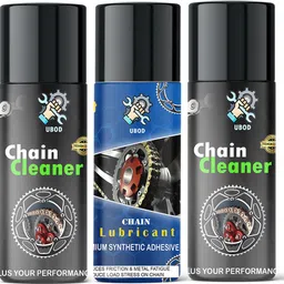 ubod Bike Chain Lubricant 150ml and Chain Cleaner 300ml Spray For Motorcycle and Bicycle Rust & Corrosion protection Chain Oil-picture-12