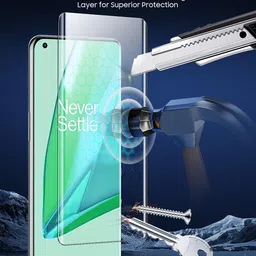 XEDO TECH Edge To Edge Tempered Glass for Realme P3 Pro 5G, Realme P3 Ultra 5G, Premium UV Tempered Glass Screen Protector with Installation Kit image 2