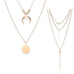 OOMPH Set of 2 Gold-Toned Layered Necklace image 1