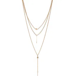 OOMPH Set of 2 Gold-Toned Layered Necklace image 3
