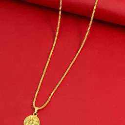 Ramdev Art Fashion Jwellery Gold-Plated Minimal Necklace-picture-12