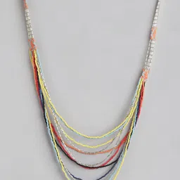 RICHEERA Silver-Plated Artificial Beads Layered Necklace-picture-38