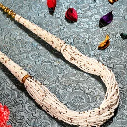 Bamboo Tree Jewels Long Beaded Statement Necklace image 1